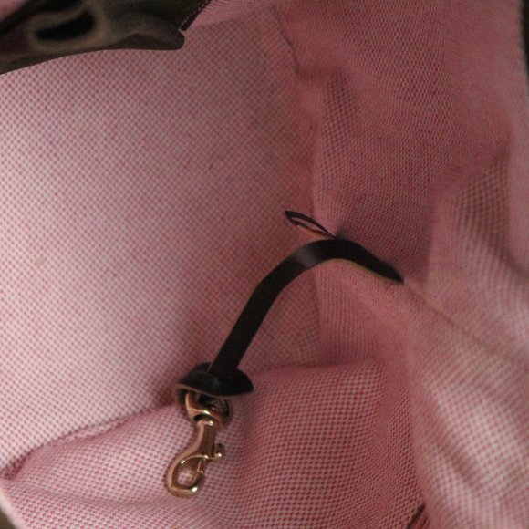 Dooney & Bourke Brown Nubuck Bucket Bag - Picture 4 of 7